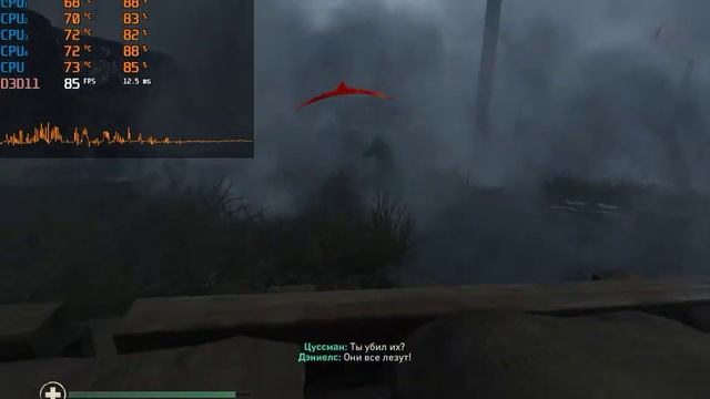 Intel Core i5 3570k and GTX 680 Asus in game Call of Duty: WWII 2017 смотреть онлайн