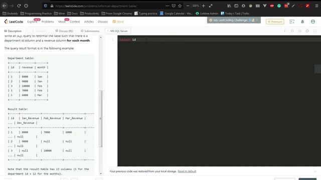 LeetCode Solution for 1179 | Competitive Programming | LeetCode | Lets Compete смотреть онлайн