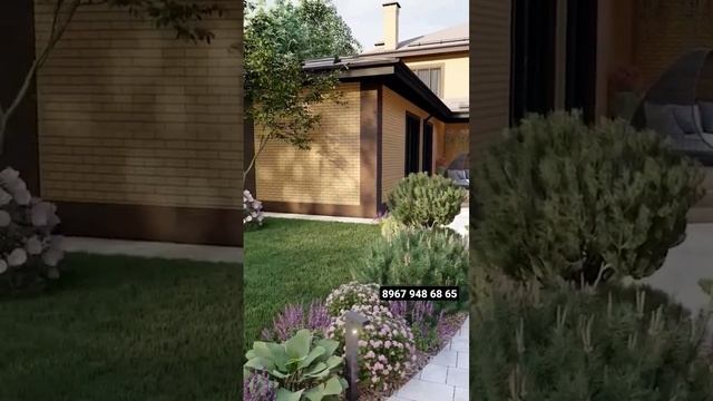 Шикарный дом в Грозном. Ландшафтный дизайн участка?? смотреть онлайн