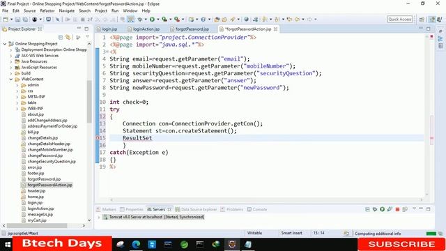 3. Online Shopping project in jsp - Forgot Password Page (Eclipse IDE,Tomcat Sever, MySQL Database) смотреть онлайн