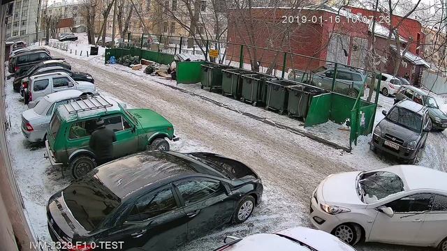 Видеокамера IP IVM-2329-F1.0-TEST. SONY STARLIGHT, HI3516EV100, Объектив F1.0 3.6мм. Улица, день! смотреть онлайн