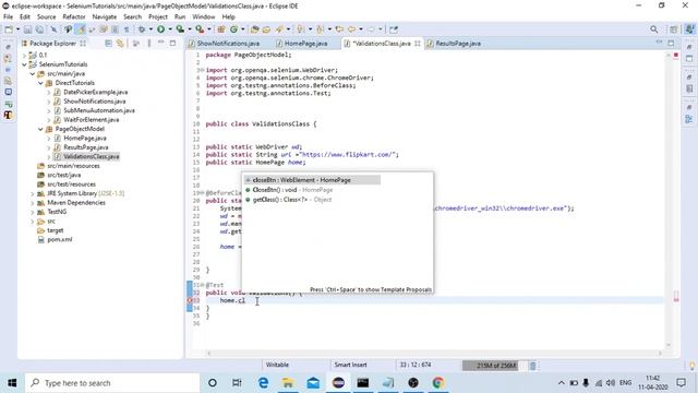 Page Object Model Implementation In Selenium WebDriver смотреть онлайн