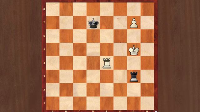 Ладейный эндшпиль. Основы. Крайняя пешка на 7-й горизонтали. смотреть онлайн