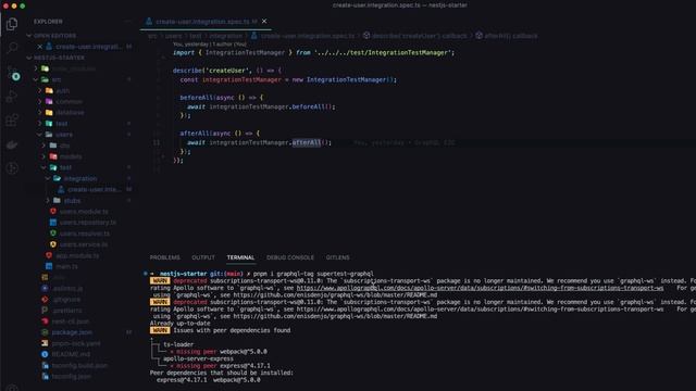 Nest.js GraphQL Integration Testing Tutorial смотреть онлайн