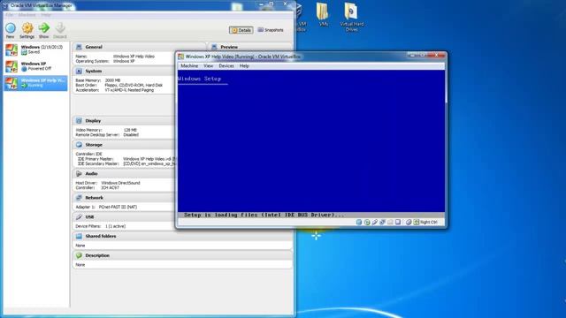 How to install Windows XP virtual machine with Oracle Virtual Box смотреть онлайн