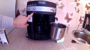 Удаление НАКИПИ Кофе машины DeLonghi