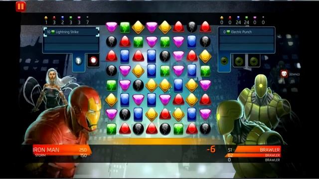 Marvel Puzzle Quest краткий обзор игры смотреть онлайн