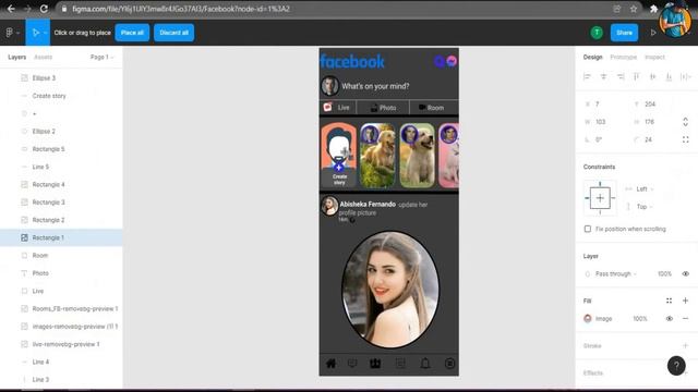 Facebook App UI/UX Design Tutorial in Figma (Prototype and Export) смотреть онлайн
