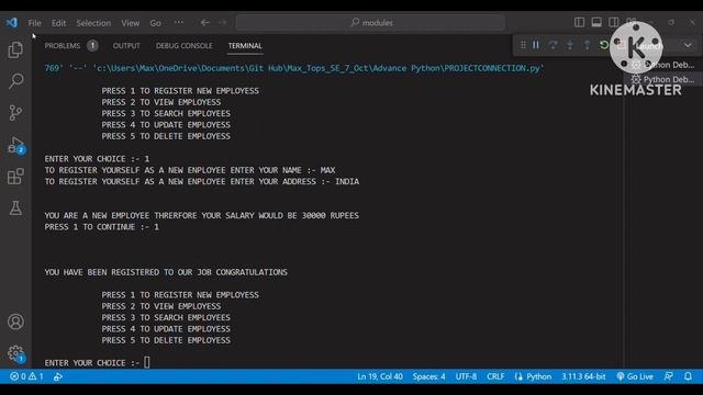 PYTHON EMPLOYEE PROJECT | HOW DOES IT LOOK LIKE | PYTHON DATABASE смотреть онлайн