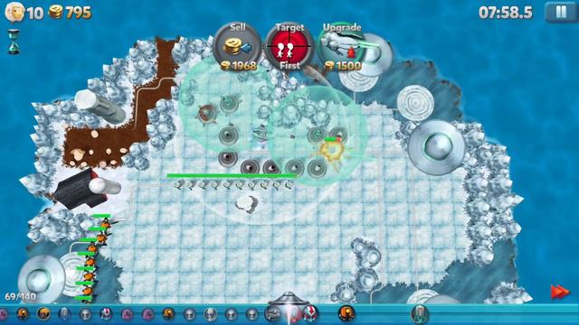 [Tower Madness 2] 5-6 Everfrost Glacier (Hard 4 Stars) смотреть онлайн