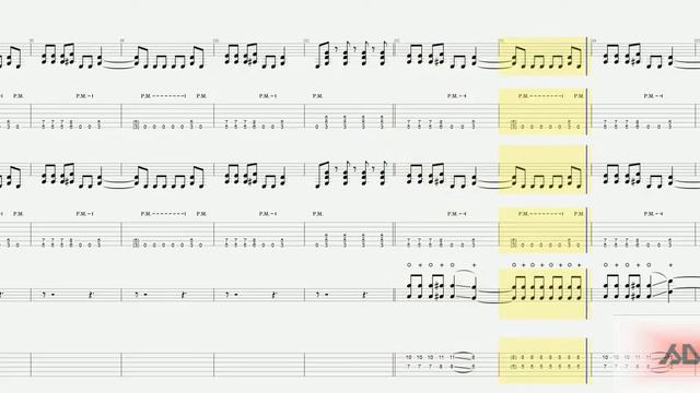 Metallica Tabs - Attitude
