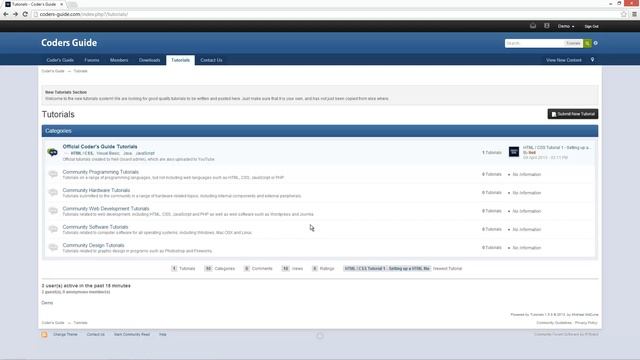 NEW FORUM SITE | CODER'S GUIDE смотреть онлайн