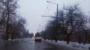 Огненный троллейбус призрак. Жесть! Шок!
