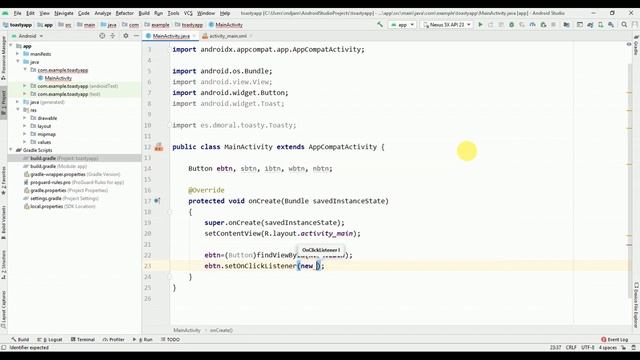 Custom Toasts with TOASTY | Toasty library in Android Studio смотреть онлайн