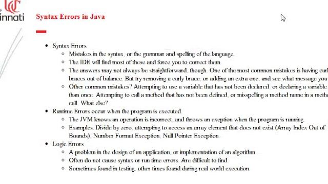 9) Exceptions in Java смотреть онлайн