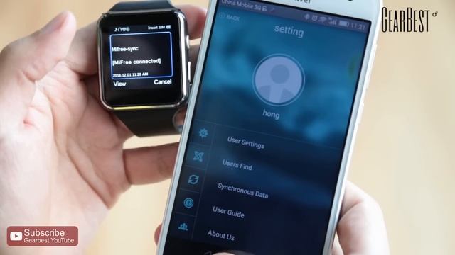Mifree MIP4 Smartwatch Phone - Gearbest.com смотреть онлайн