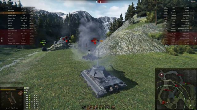 E 50 Ausf. M, Стандартный бой, Перевал