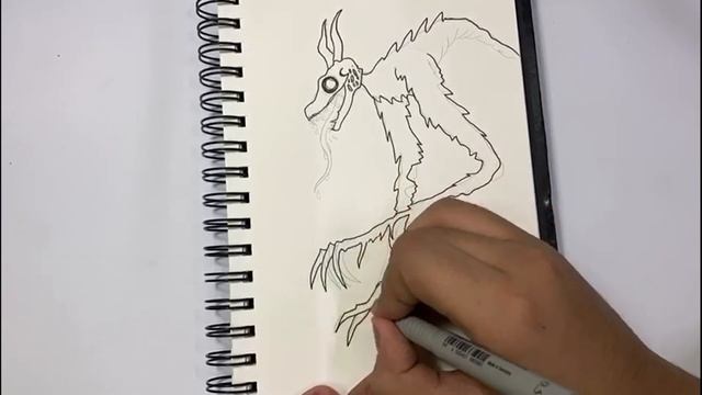 「Super Creepy Halloween Sketch #2」CREEPY HALLOWEEN CHARACTER DRAWING | INDIAN ART CHALLENGE смотреть онлайн