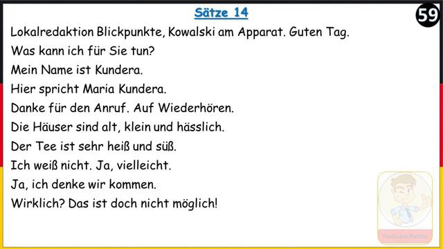 Deutsch für Anfänger - A1 - A2 (4) смотреть онлайн