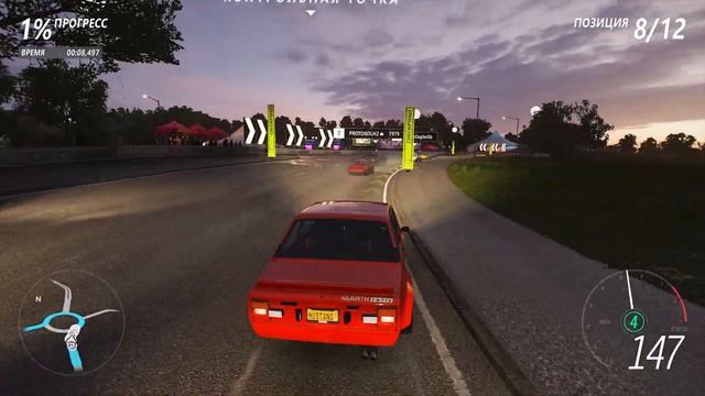 Abarth Fiat 131 1980 | Тюнинг | А800 | Forza Horizon 4 | 4К | смотреть онлайн