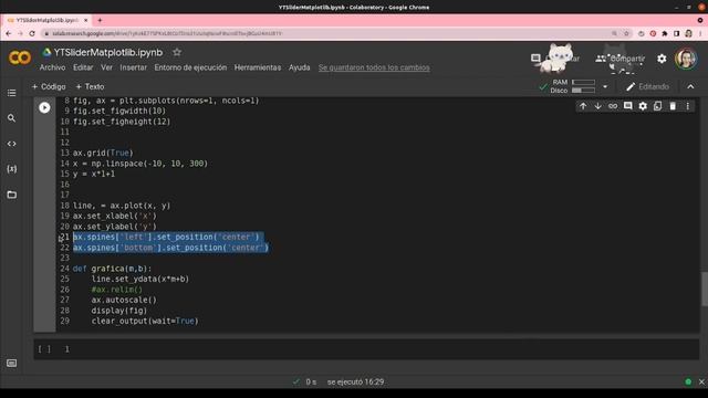⚙️ Interacción con gráficas | sliders | Matplotlib | Google Colab | Python смотреть онлайн