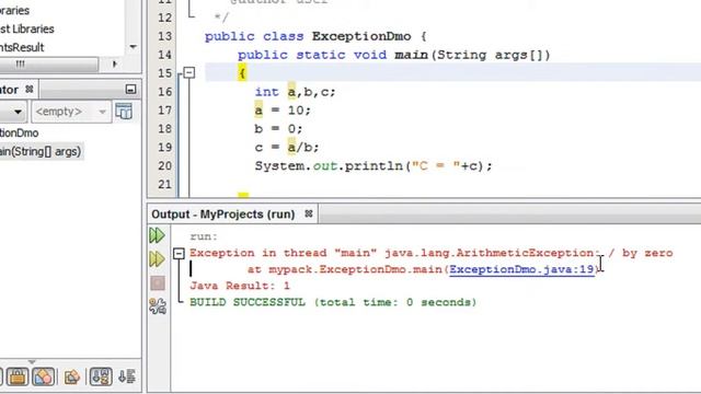 java tutorial for beginners 47 exception handling in java смотреть онлайн