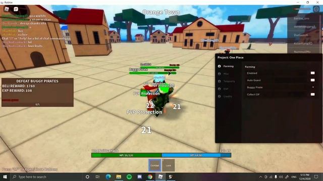 Roblox PROJECT: ONE PIECE Hack/Script AUTO FARM/QUEST, COLLECT DF, TELEPORT ISLANDS AND MORE смотреть онлайн