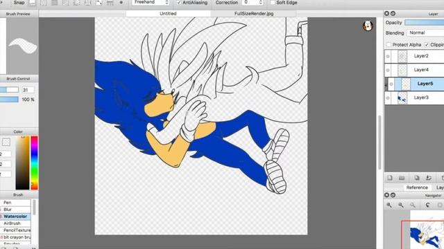 Trust Fall - Sonic the Hedgehog speedpaint смотреть онлайн