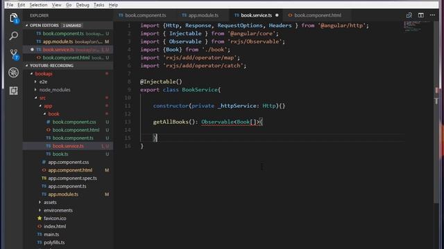 Angular and Spring MVC CRUD Tutorial - Calling http get() in Angular - Part 15 смотреть онлайн