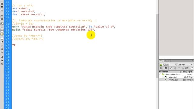 Tutorial 03: PHP Variable, Concatenation, Echo VS Print смотреть онлайн