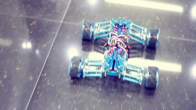 Mecanum Robot With Suspension, Not Limit to 360 Degree! смотреть онлайн