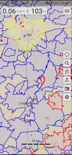 Карта охотничьих угодий Башкирии