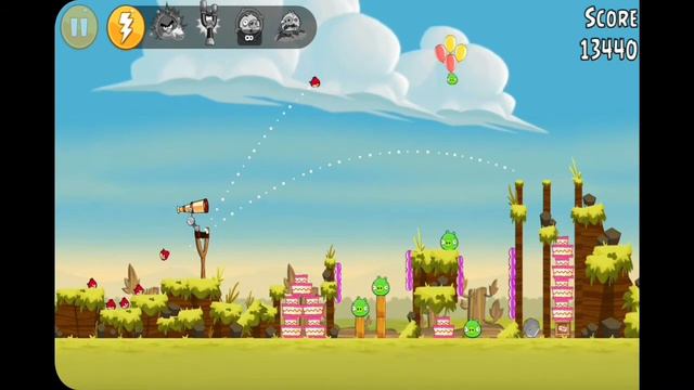 Angry Birds Classic|Walk Through Part 1 Free Power Ups смотреть онлайн