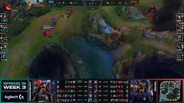 SK vs. OG Must See | Week 3 LEC 2019 | Чемпионат Европы LCS EU | SK Gaming против Origen смотреть онлайн