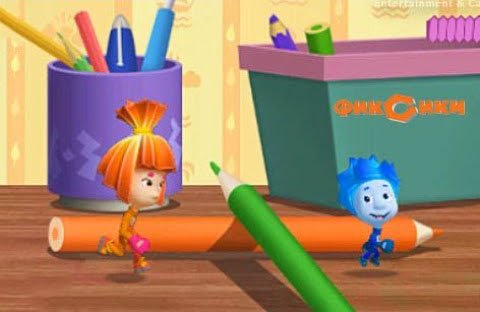 Детский уголок/Kids'Corner Фиксики - Холодильник. Симка и Дим Димыч Спасают Нолика. Фикси Книжки