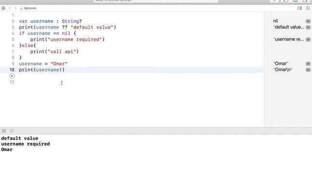 14 - Swift Optionals | المتغيرات الاختيارية смотреть онлайн