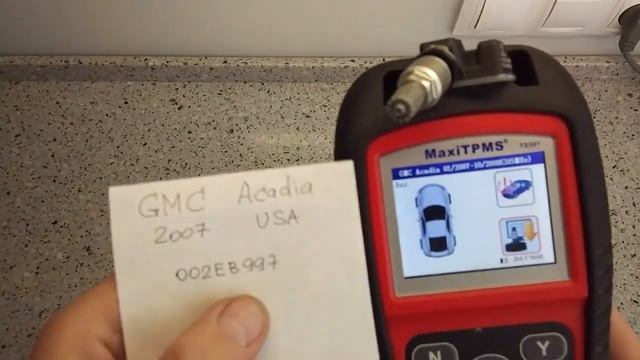 Программирование нового датчика давления шин TPMS смотреть онлайн