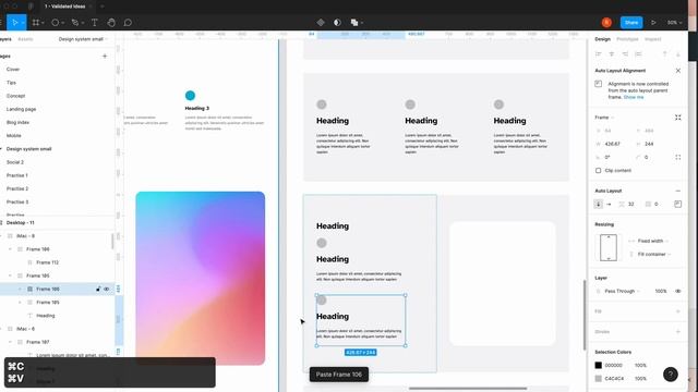 How to Design a Website in Figma Auto Layout смотреть онлайн