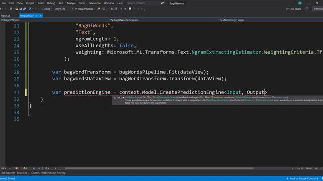Natural Language Processing in ML.NET: Bag of Words смотреть онлайн