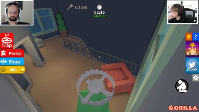 RUN HIDE ESCAPE FROM RAGED GORILLA in ROBLOX смотреть онлайн