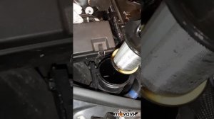 МЛ 164 om 642 . 10 т км Картерные газы после обкатки.