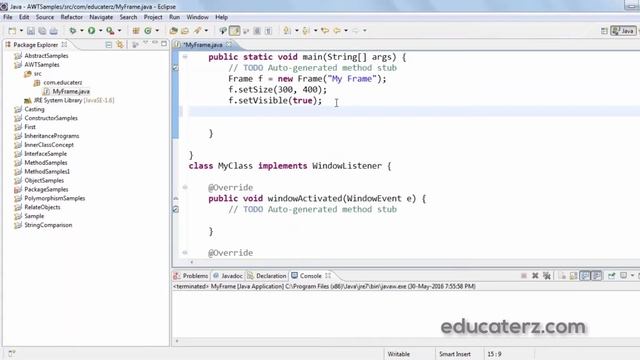 Java Programming Tutorial - 36 CUI vs GUI, Creating frames смотреть онлайн