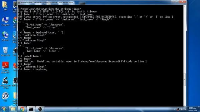 PHP explode and implode | Explanation, Usage, Difference with example | Hindi Tutorial смотреть онлайн