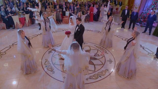 Встреча жениха и невесты. Кумыкская свадьба #short #caucasiandance #lezginkadance