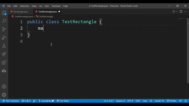 OOPS 6-A : To Create Rectangle Class with functionalities and make 5 objects of it in another Class смотреть онлайн