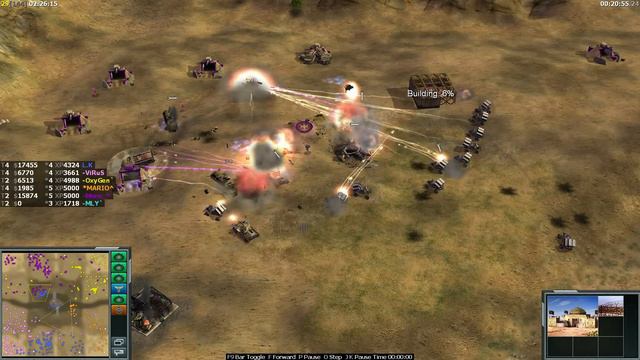 T.Oxygen Vs T.L.K 3v3 Twilight Flame 50k C&C Generals Zero Hour | 🔥المعركة الكبرى جنرال زيرو اور смотреть онлайн