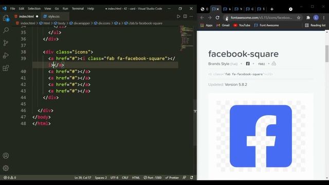 Create Profile Card With HTML And CSS | Create Website Card Using HTML And CSS