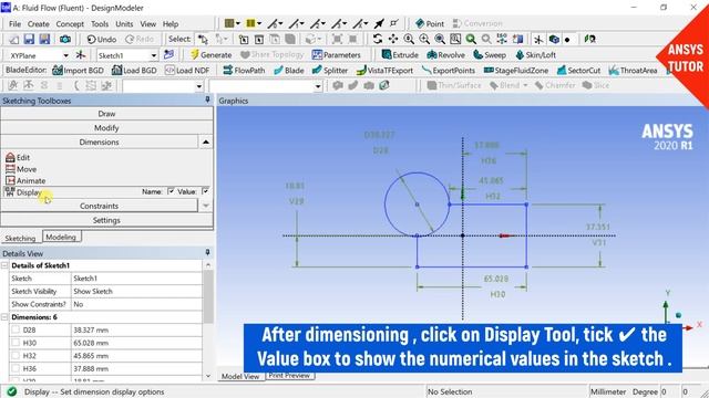 ANSYS Tutorial | Basic Sketch Tools in ANSYS Design Modeler | ANSYS Sketching Tutorial -3 | ANSYS 2 смотреть онлайн