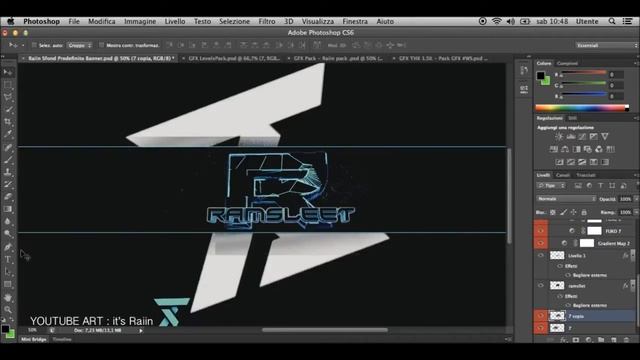 Speed Art #7 for Ramsleet by Raiin - PHOTOSHOP CS6 смотреть онлайн