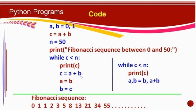 Python Program: Generating of Fibonacci Series in Telugu смотреть онлайн